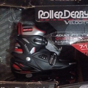 Velocity Men's Black and Red Inline Skates